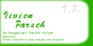 vivien parsch business card